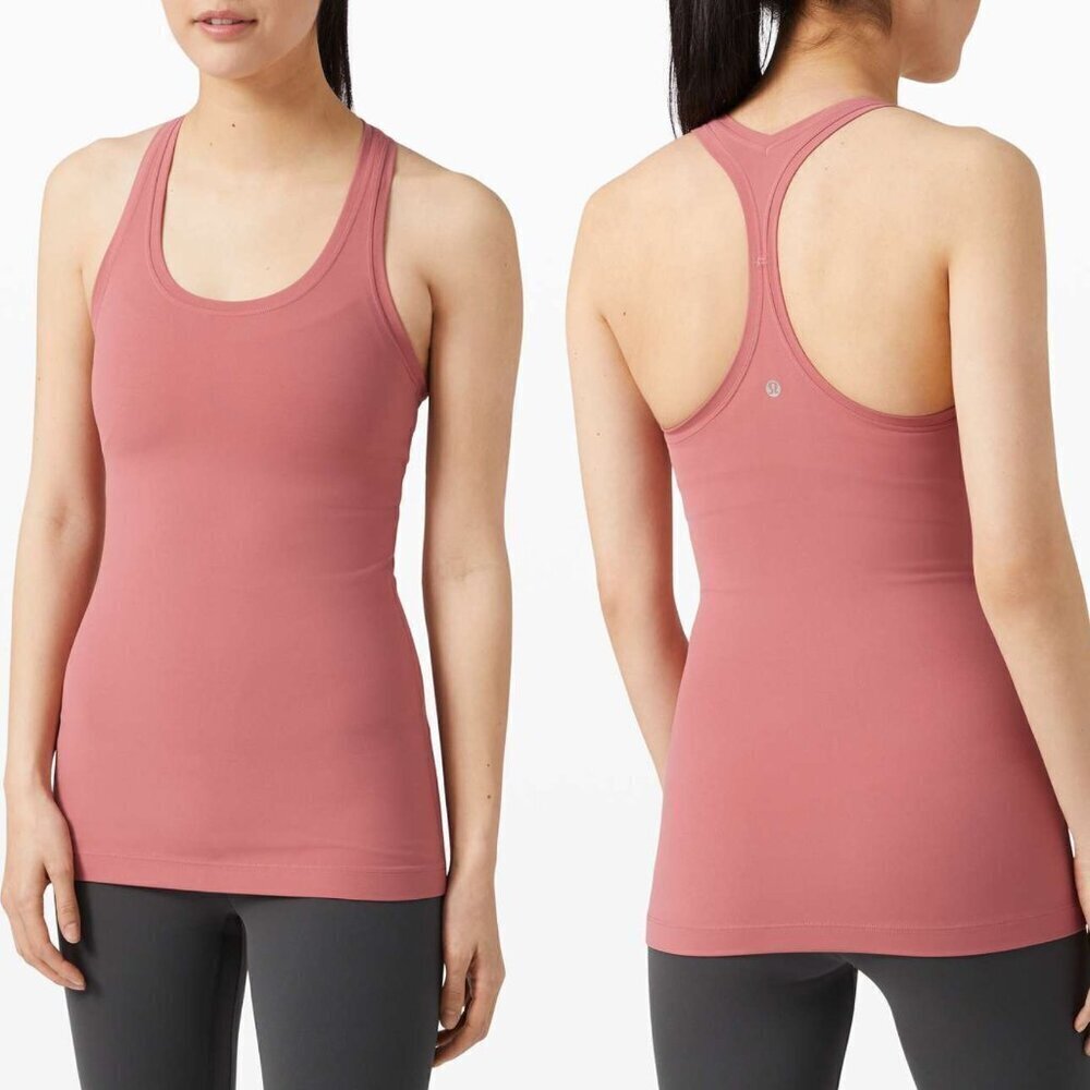 Lululemon Cool Racerback Tank Top *Nulu Cherry Tint 21772